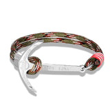 Anchor Leather Bracelet