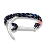Anchor Leather Bracelet