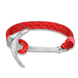 Anchor Leather Bracelet