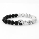 Yin Yang Bead Bracelet