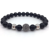 Black Bead Bracelet