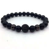 Black Bead Bracelet