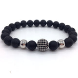 Black Bead Bracelet