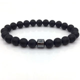 Black Bead Bracelet