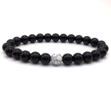Black Bead Bracelet