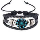 Tony Stark's Heart Leather Bracelet