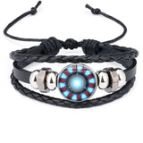 Tony Stark's Heart Leather Bracelet