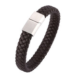 Black Leather Bracelet
